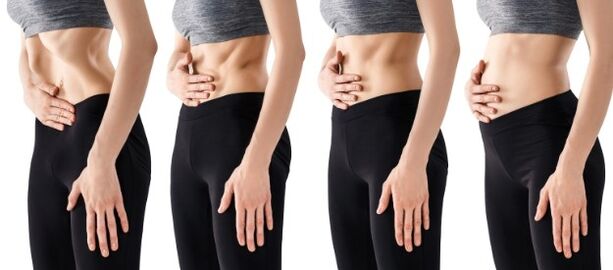 The vacuum of the abdomen