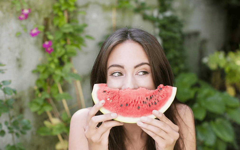 Layout from water melon diet